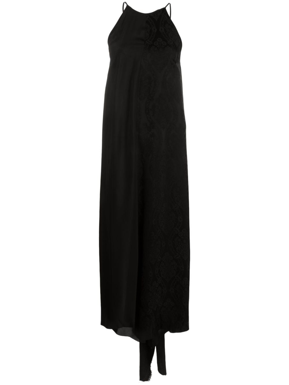 Uma Wang Adore draped midi dress - Black von Uma Wang