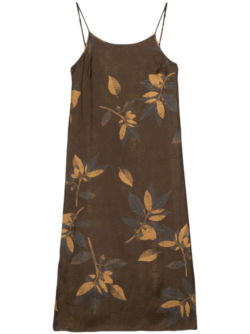 Uma Wang Anaya midi dress - Brown von Uma Wang