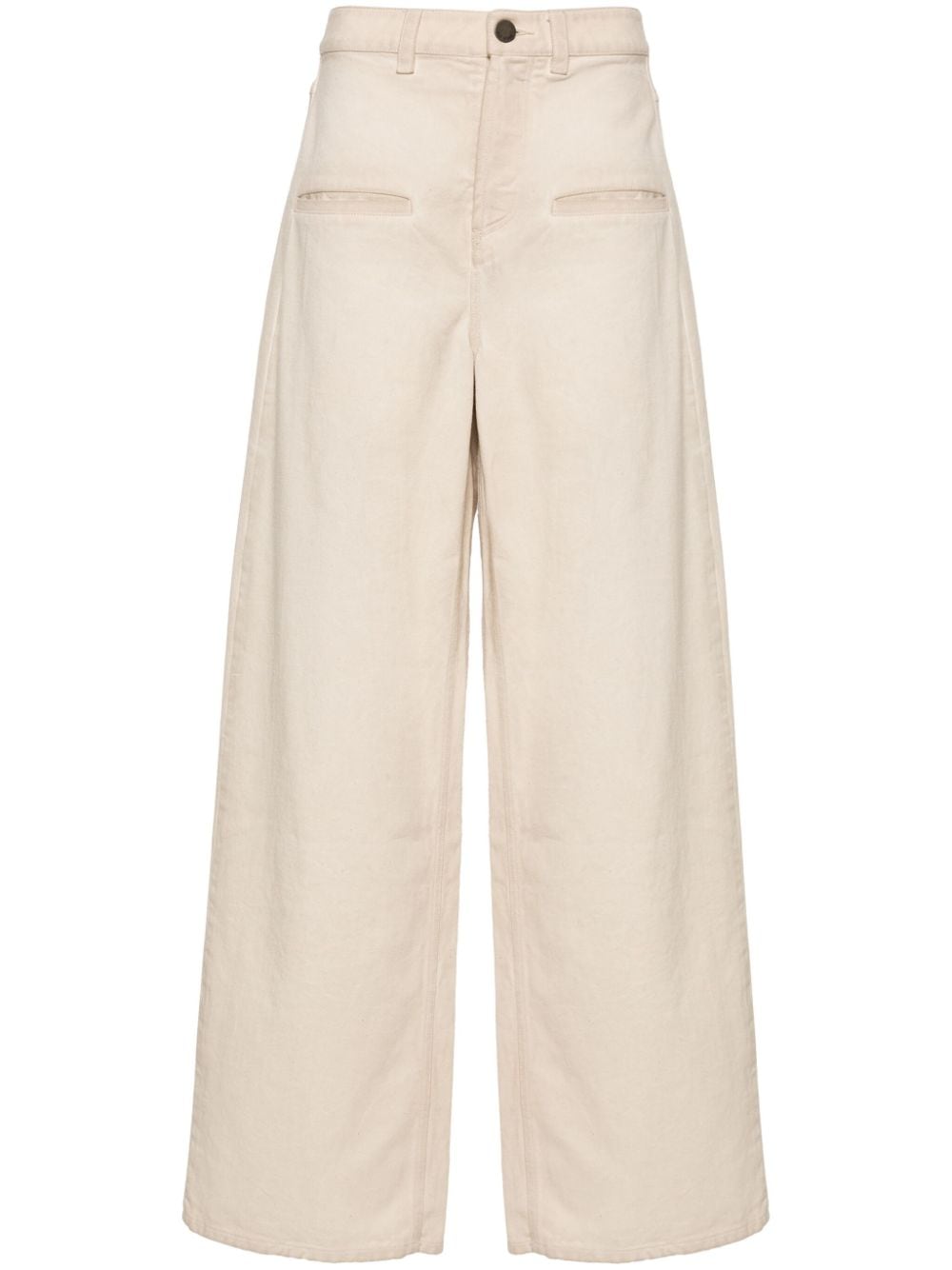 Uma Wang Ball wide-leg trousers - Neutrals von Uma Wang