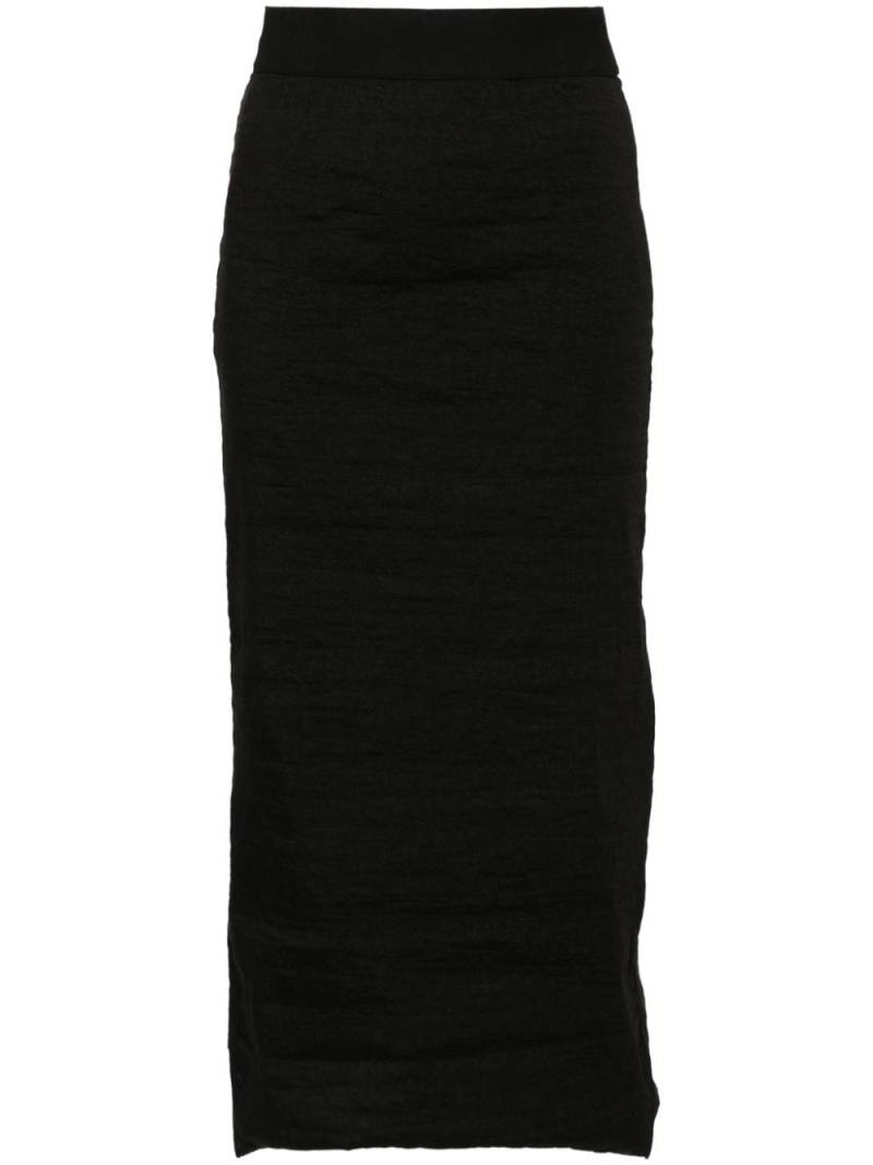 Uma Wang Celeno midi skirt - Black von Uma Wang