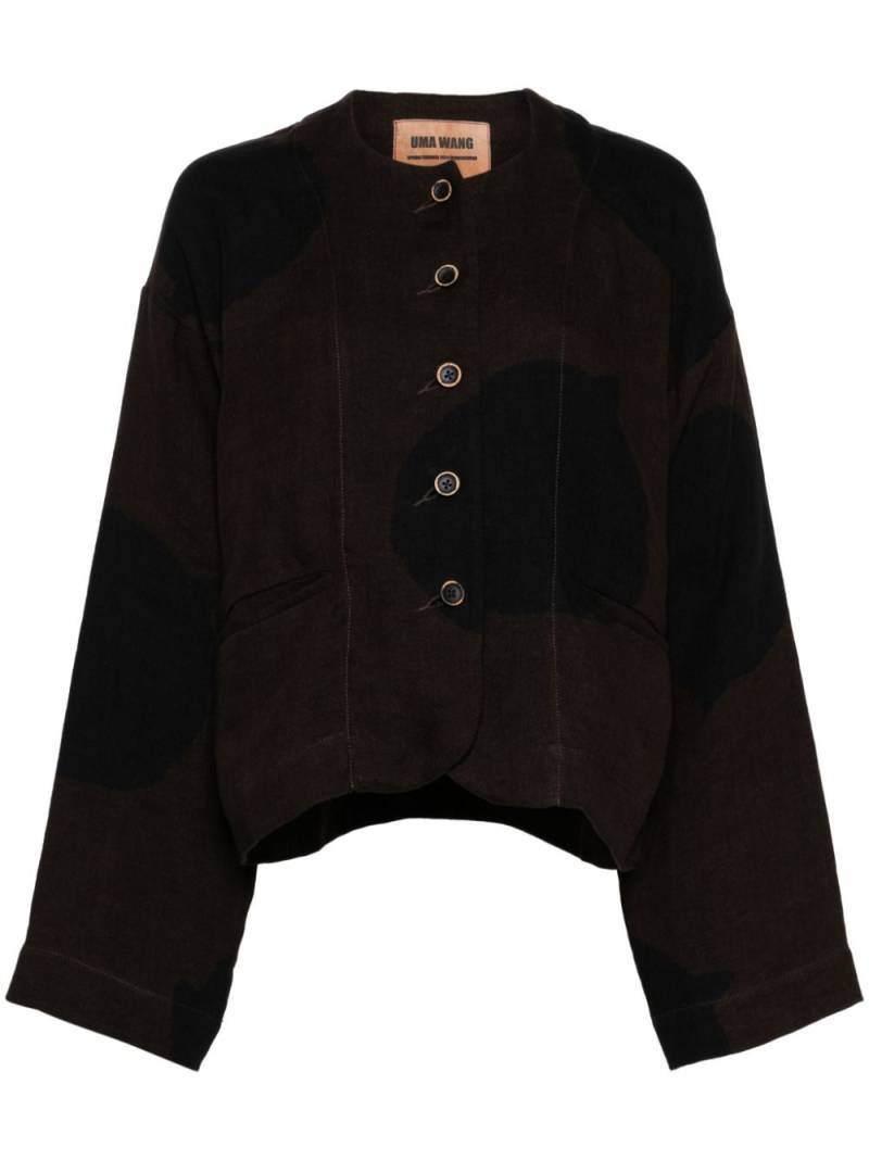 Uma Wang Kamila linen jacket - Brown von Uma Wang