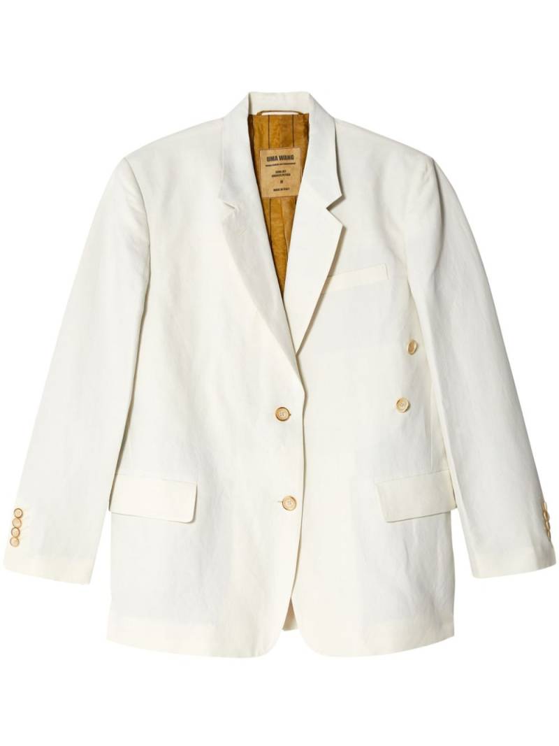 Uma Wang Kava single-breasted blazer - Neutrals von Uma Wang