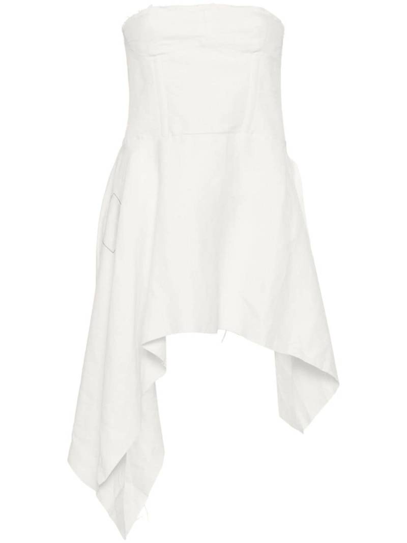 Uma Wang Petrea bustier-style top - White von Uma Wang