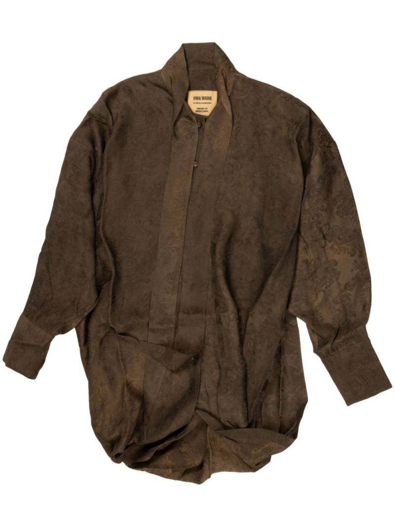 Uma Wang Tompkins shirt - Brown von Uma Wang