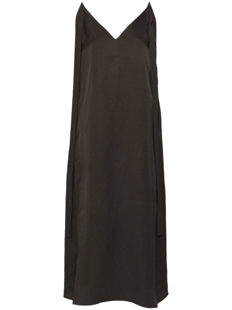 Uma Wang V-neck slip dress - Grey von Uma Wang