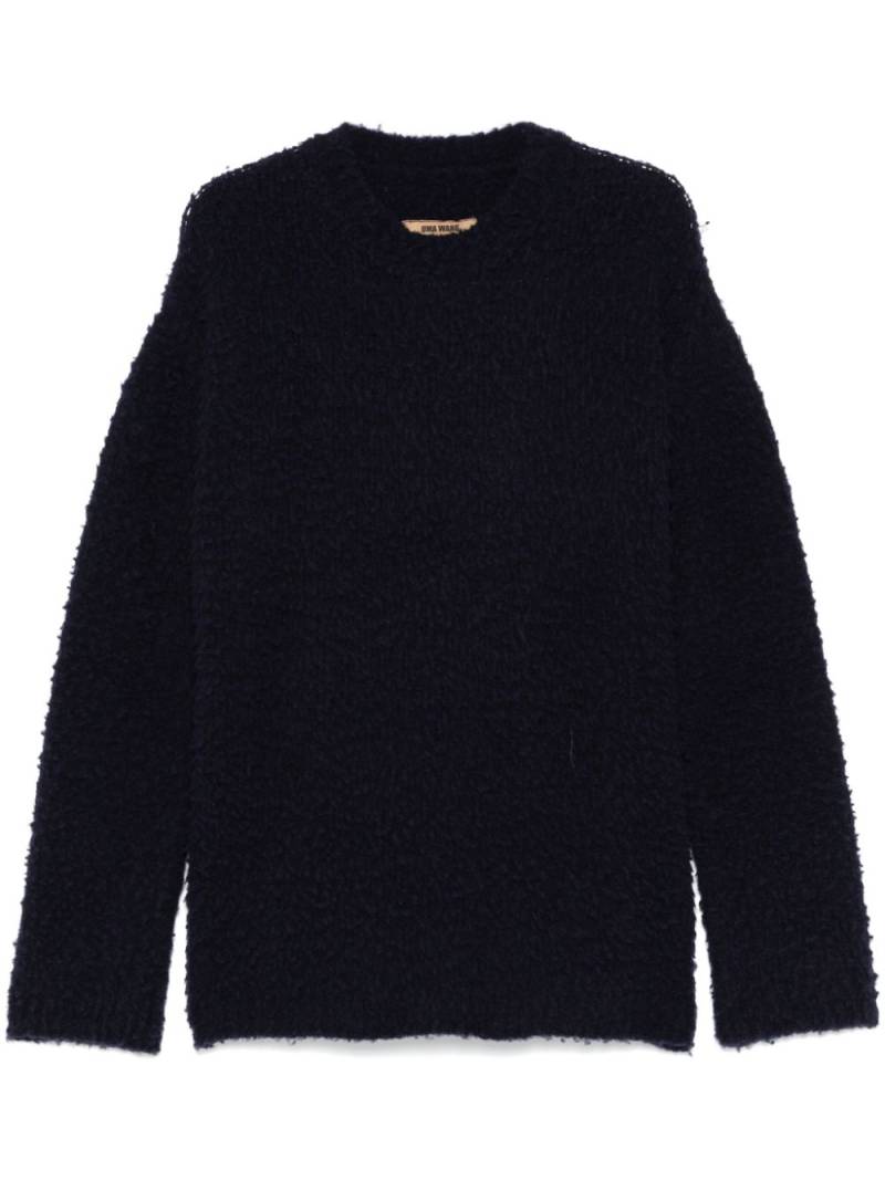 Uma Wang brushed sweater - Blue von Uma Wang