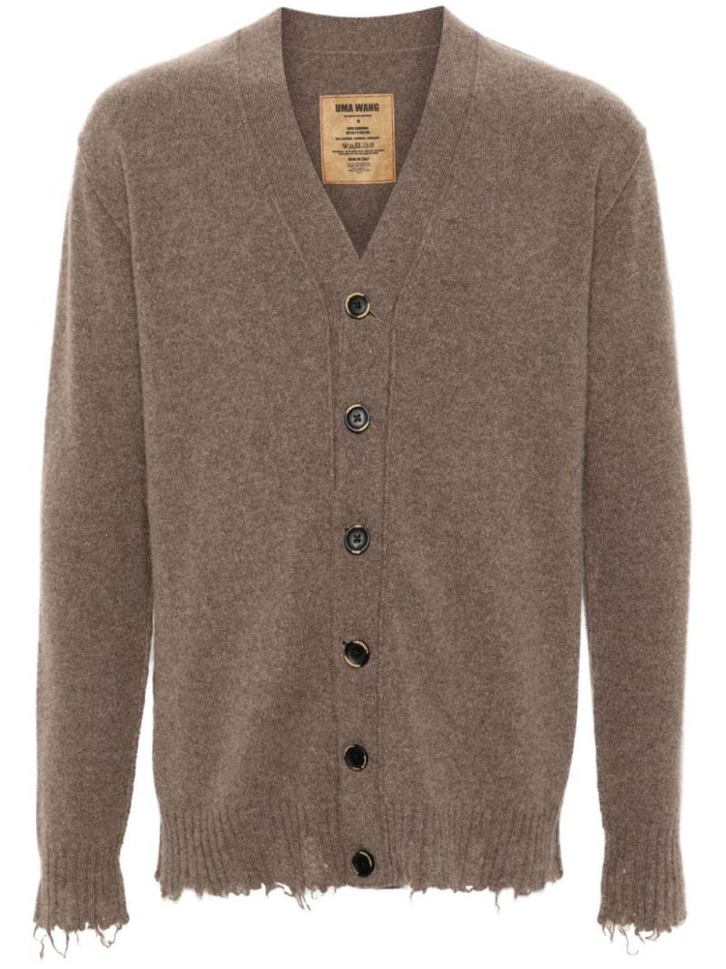 Uma Wang cashmere cardigan - Brown von Uma Wang