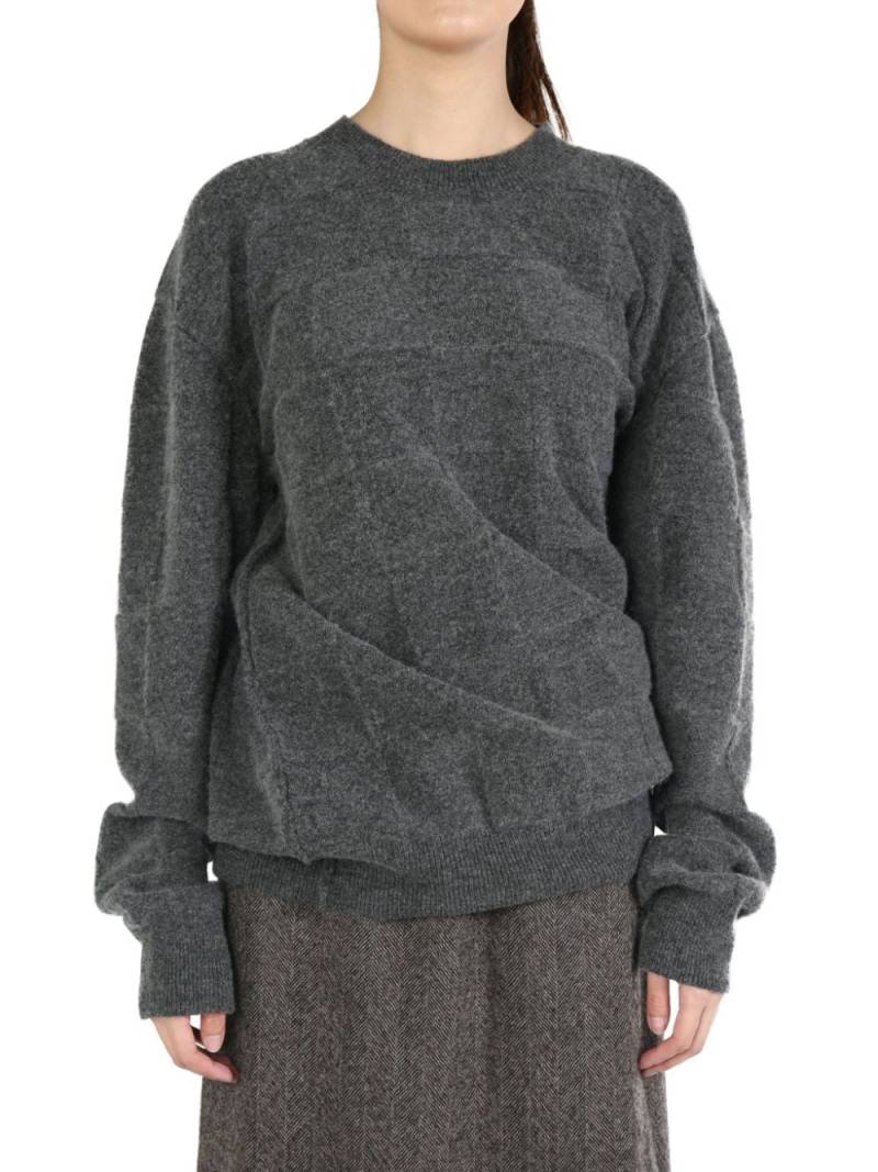 Uma Wang chunky-knit jumper - Grey von Uma Wang