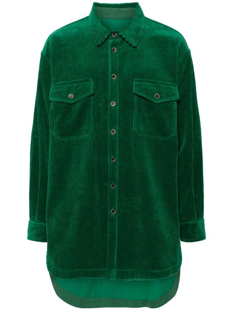 Uma Wang cotton shirt jacket - Green von Uma Wang