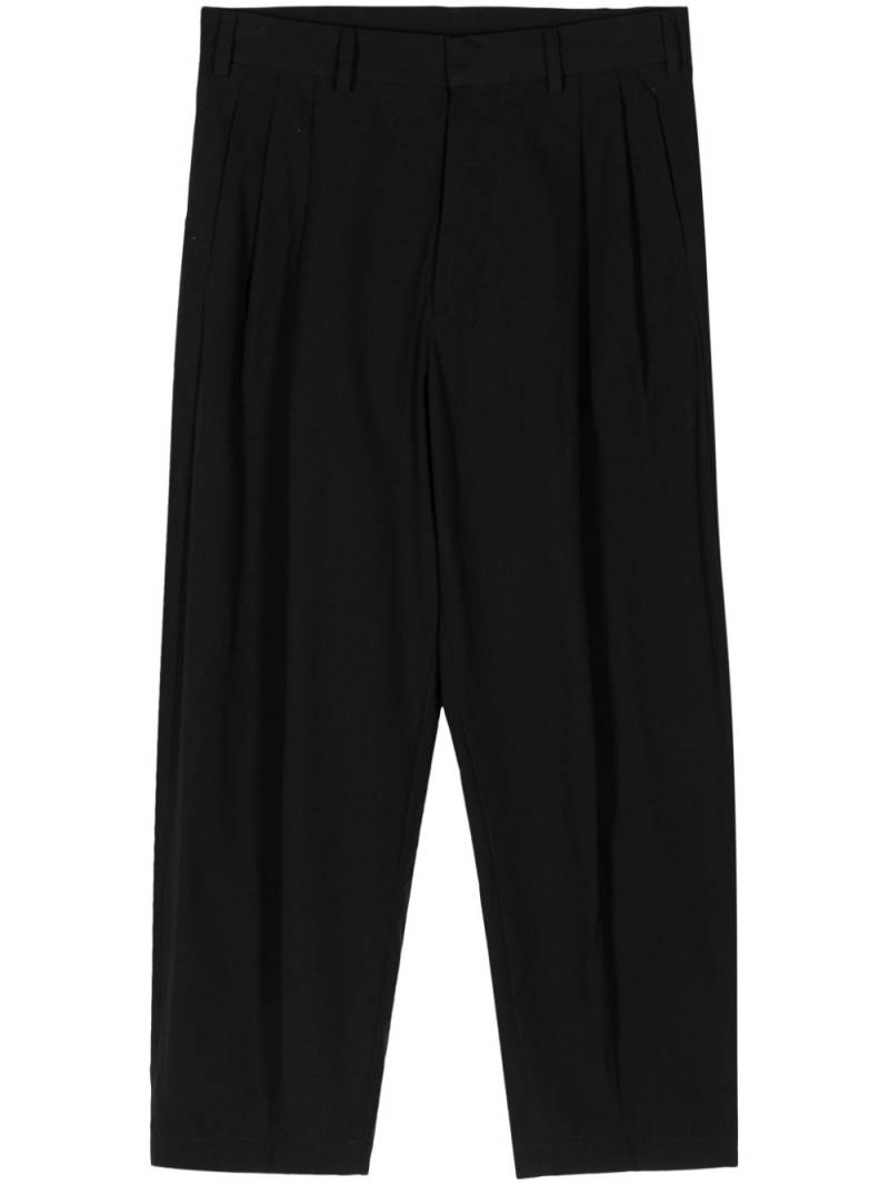 Uma Wang cotton straight-leg trousers - Black von Uma Wang