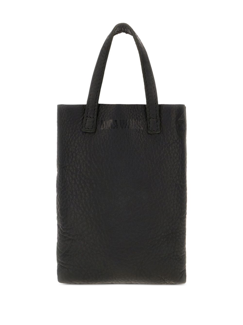 Uma Wang leather tote bag - Black von Uma Wang