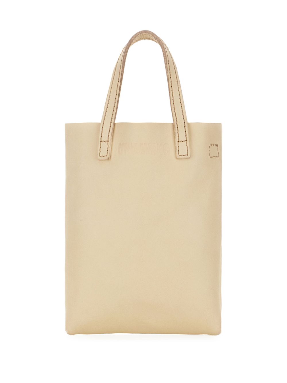 Uma Wang leather tote bag - Neutrals von Uma Wang