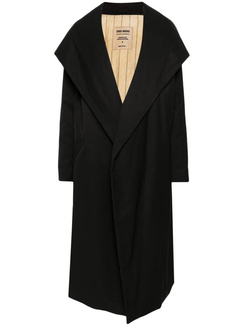 Uma Wang open-front coat - Black von Uma Wang