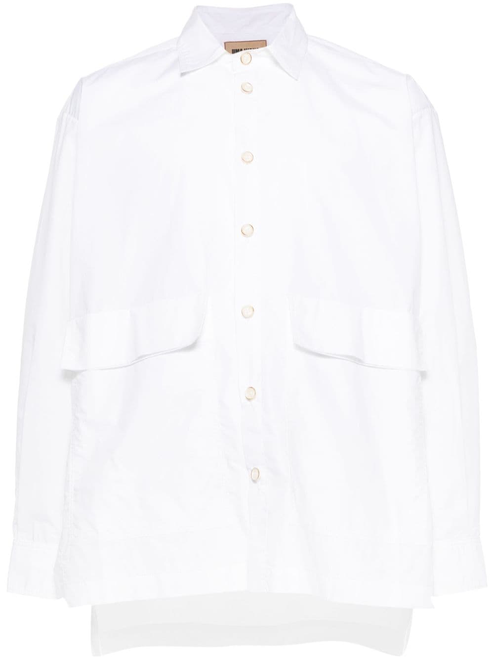 Uma Wang poplin long-sleeved shirt - White von Uma Wang