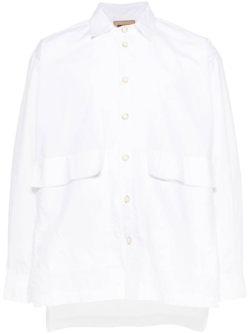 Uma Wang poplin long-sleeved shirt - White von Uma Wang