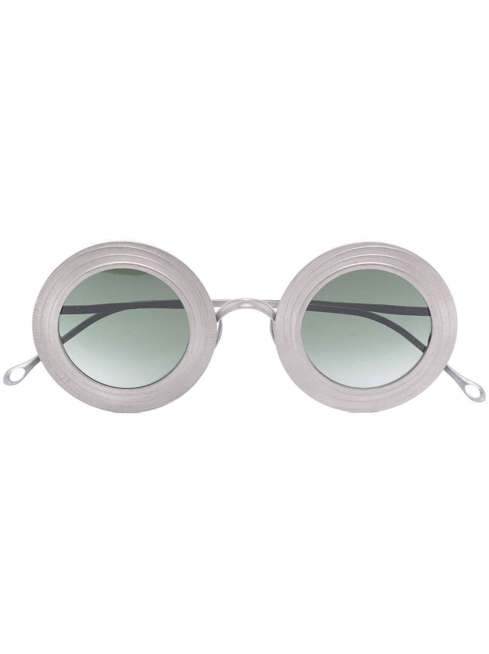 Uma Wang round-frame gradient sunglasses - Silver von Uma Wang