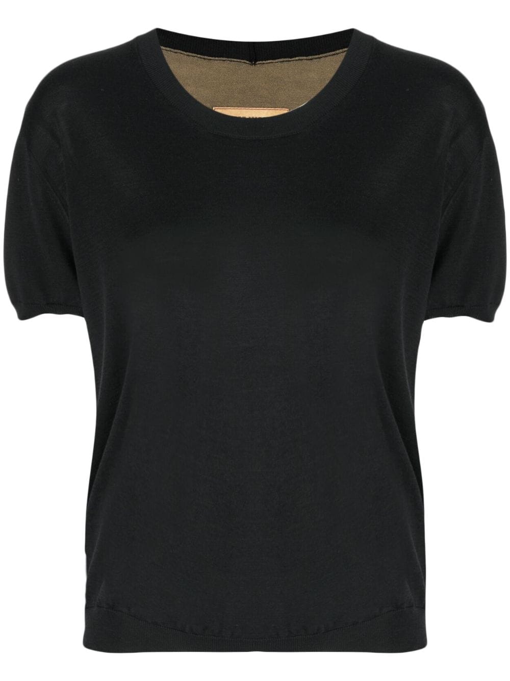 Uma Wang round-neck knit top - Black von Uma Wang