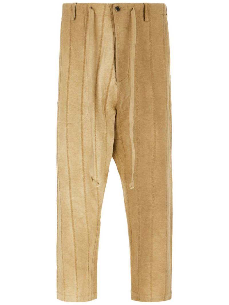 Uma Wang striped trousers - Neutrals von Uma Wang