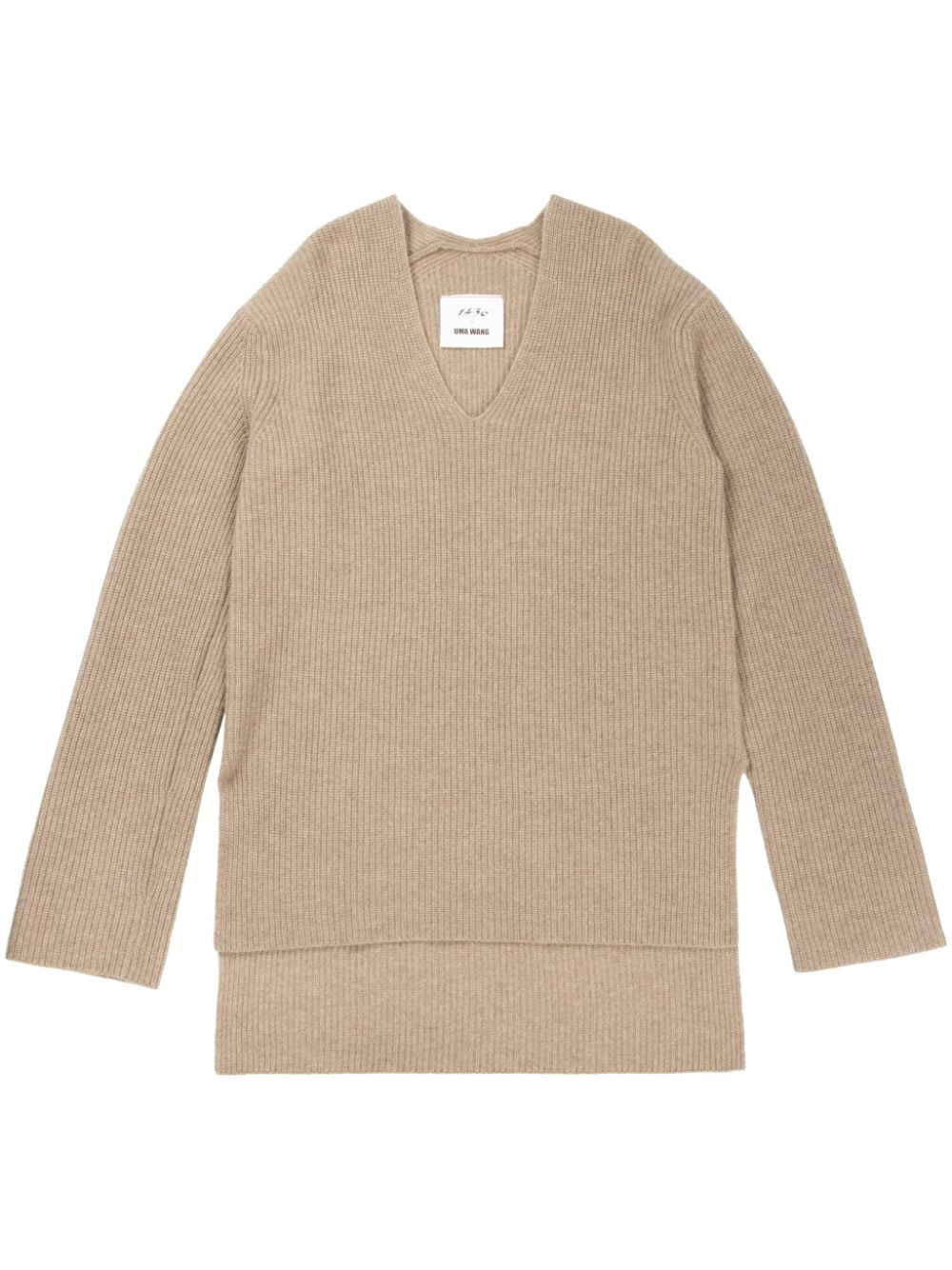 Uma Wang v-neck jumper - Neutrals von Uma Wang