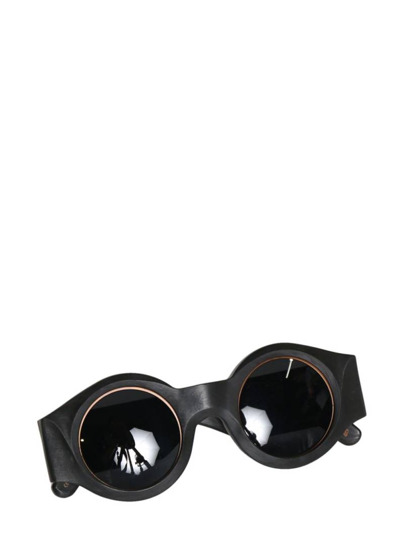 Uma Wang x Rigards Le Horn round-frame sunglasses - Black von Uma Wang