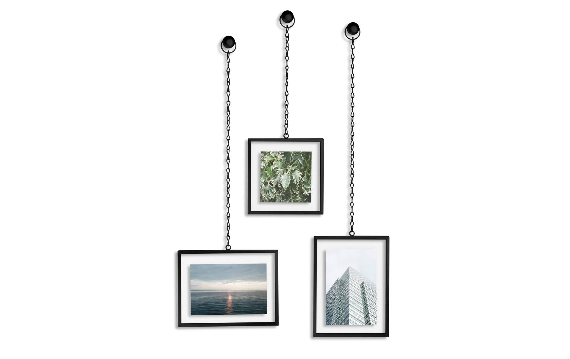 Umbra Bilderrahmen »Fotochain 3er Set,Black« von Umbra