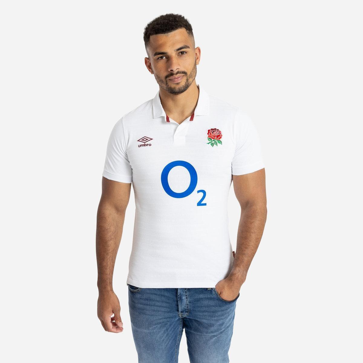 23/24 England Rugby Heimtrikot Herren Weiss 3XL von Umbro