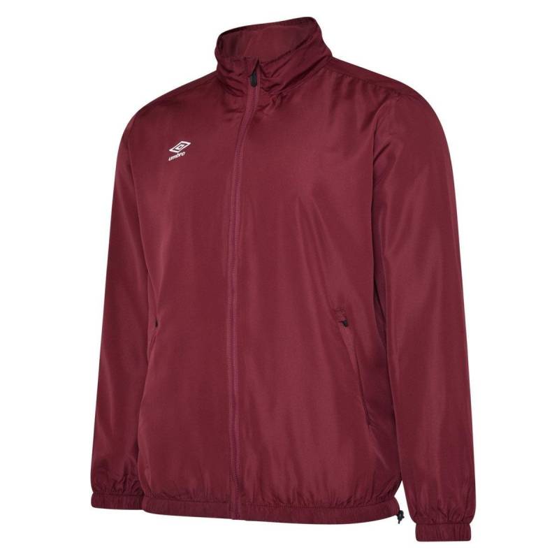 Club Essential Jacke, Wasserfest Herren Dunkelrot XL von Umbro