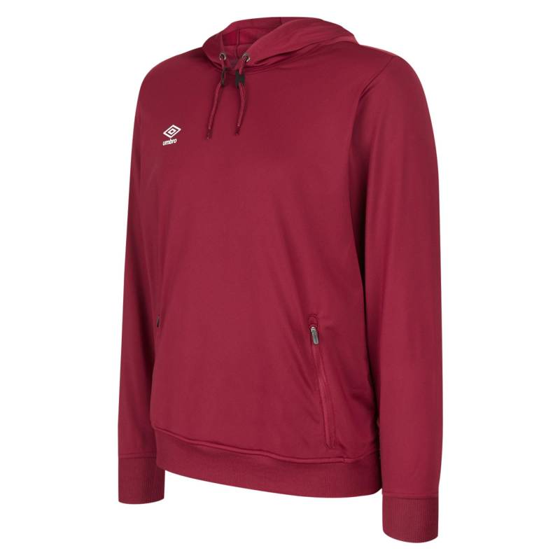 Club Essential Kapuzenpullover Jungen Dunkelrot 140 von Umbro