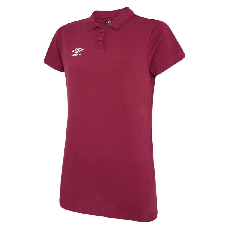 Club Essential Poloshirt Damen Dunkelrosa 42 von Umbro