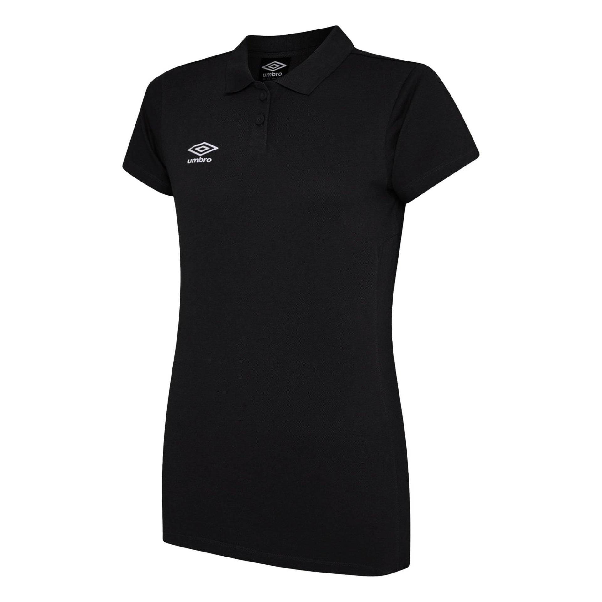 Club Essential Poloshirt Damen Schwarz 38 von Umbro