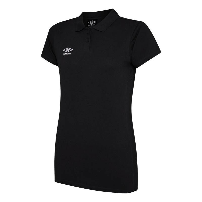 Club Essential Poloshirt Damen Schwarz 40 von Umbro