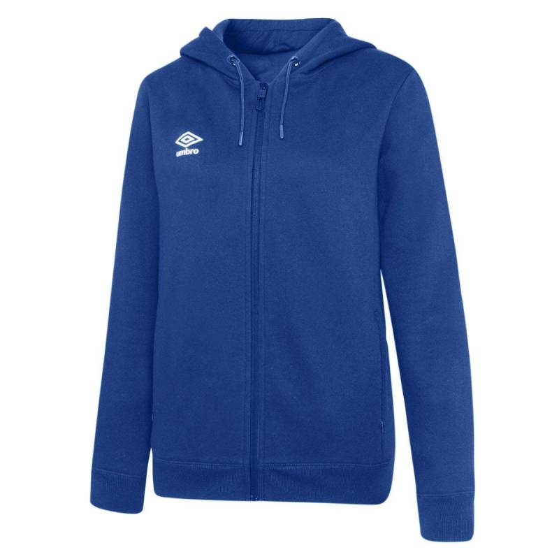 Club Leisure Hoodie Mit Durchgehendem Reißverschluss Damen Blau XS von Umbro