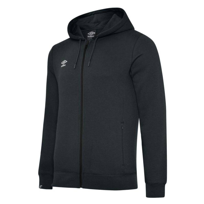 Club Leisure Hoodie Mit Durchgehendem Reißverschluss Mädchen Schwarz 128 von Umbro