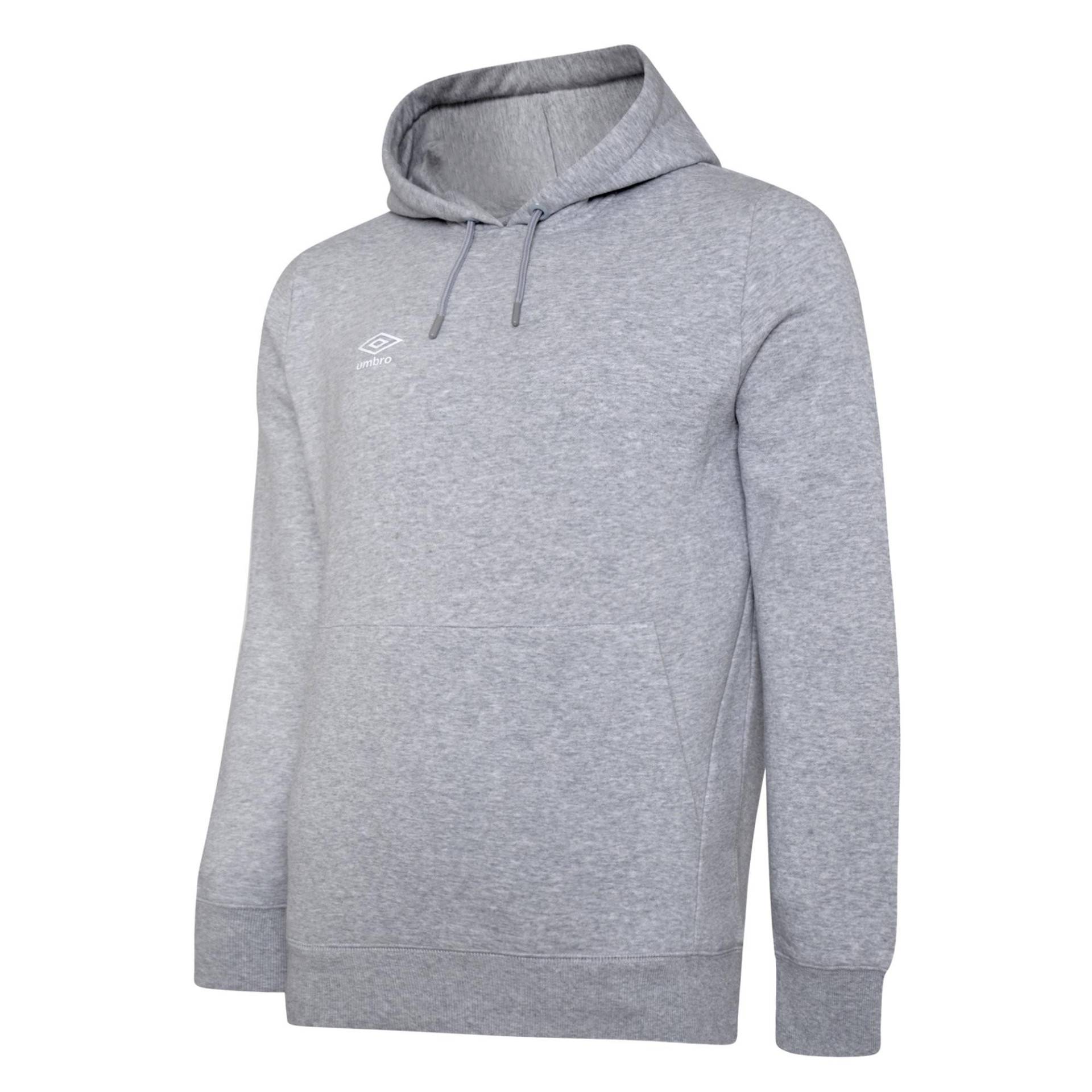 Umbro - Club Leisure Kapuzenpullover, 140, Grau von Umbro