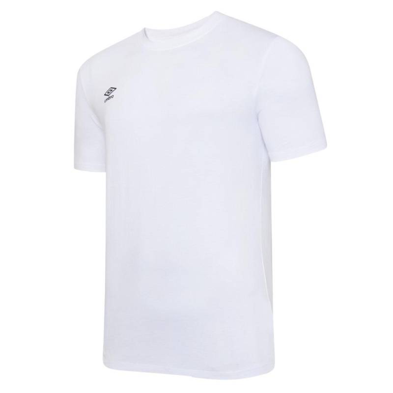 Umbro - Club Leisure TShirt, 128, Weiss von Umbro