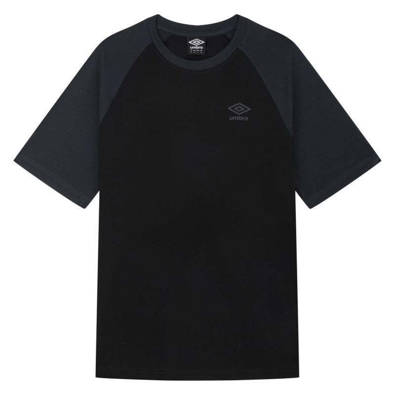 Core Tshirt Raglanärmel Herren Schwarz L von Umbro