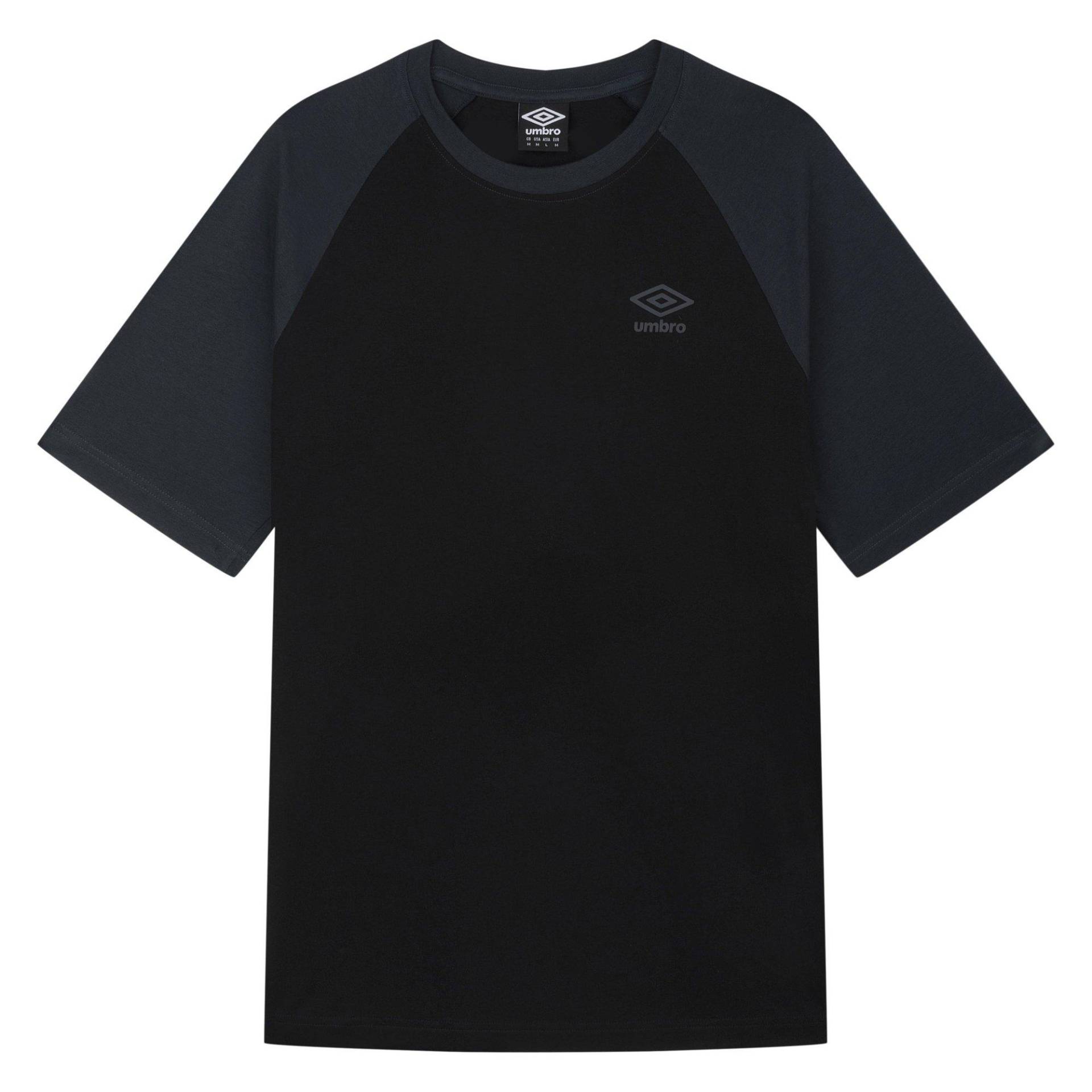 Umbro - Core TShirt Raglanärmel, für Herren, Schwarz, Größe M von Umbro