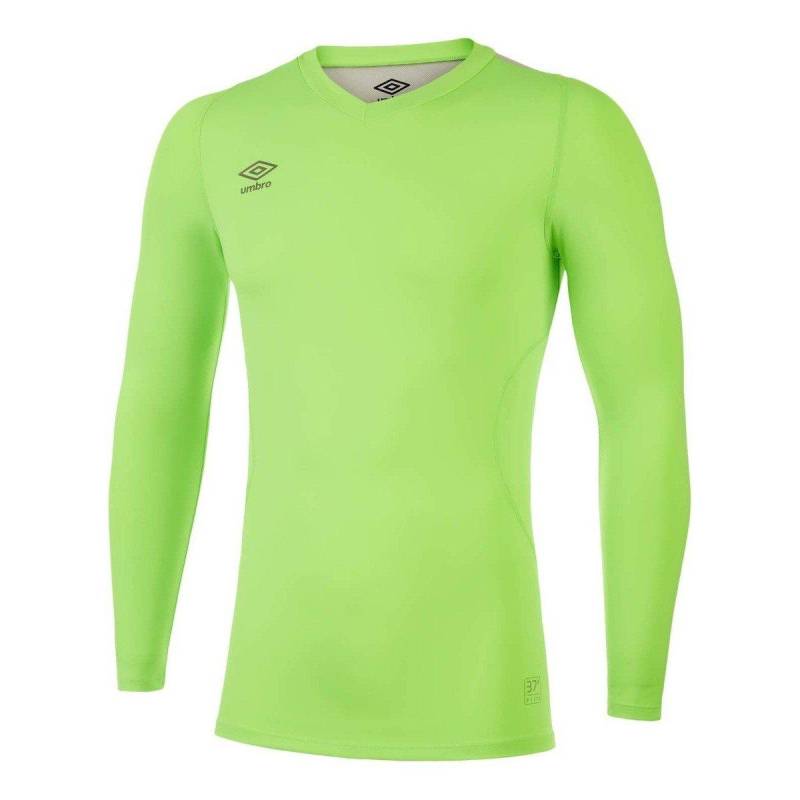 Elite Base Layer Oberteil Vausschnitt Herren Grün L von Umbro