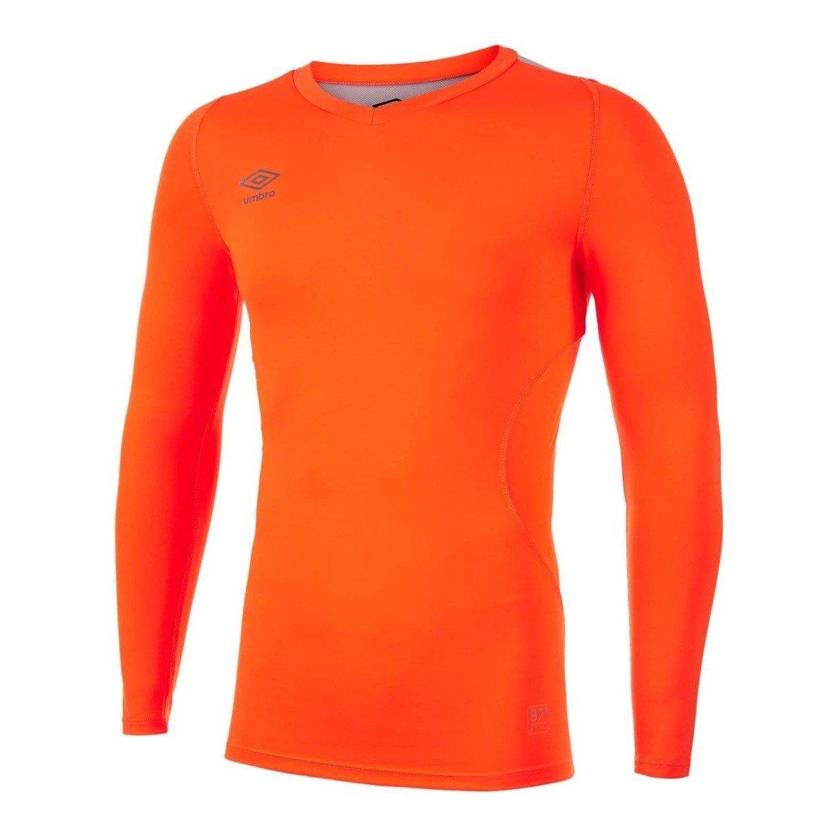 Elite Base Layer Oberteil Vausschnitt Herren Orange L von Umbro