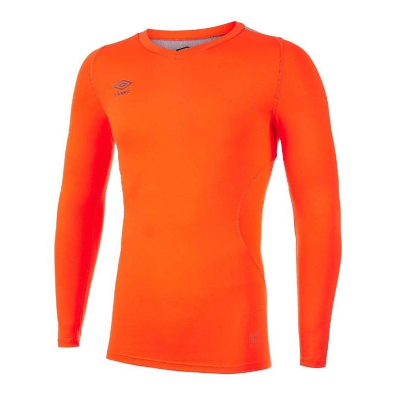 Elite Base Layer Oberteil Vausschnitt Herren Orange S von Umbro