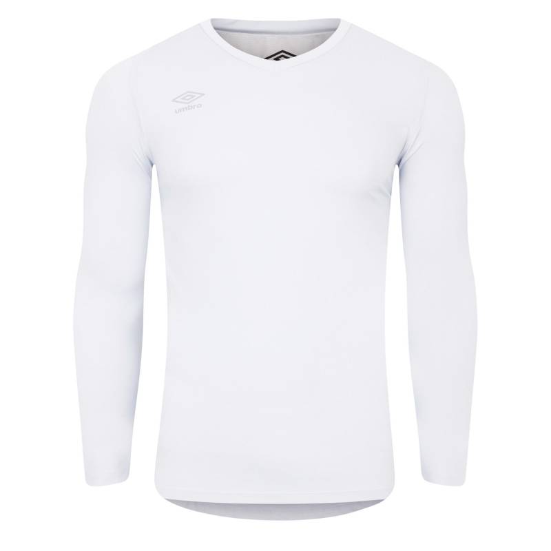 Elite Base Layer Oberteil Vausschnitt Herren Weiss S von Umbro