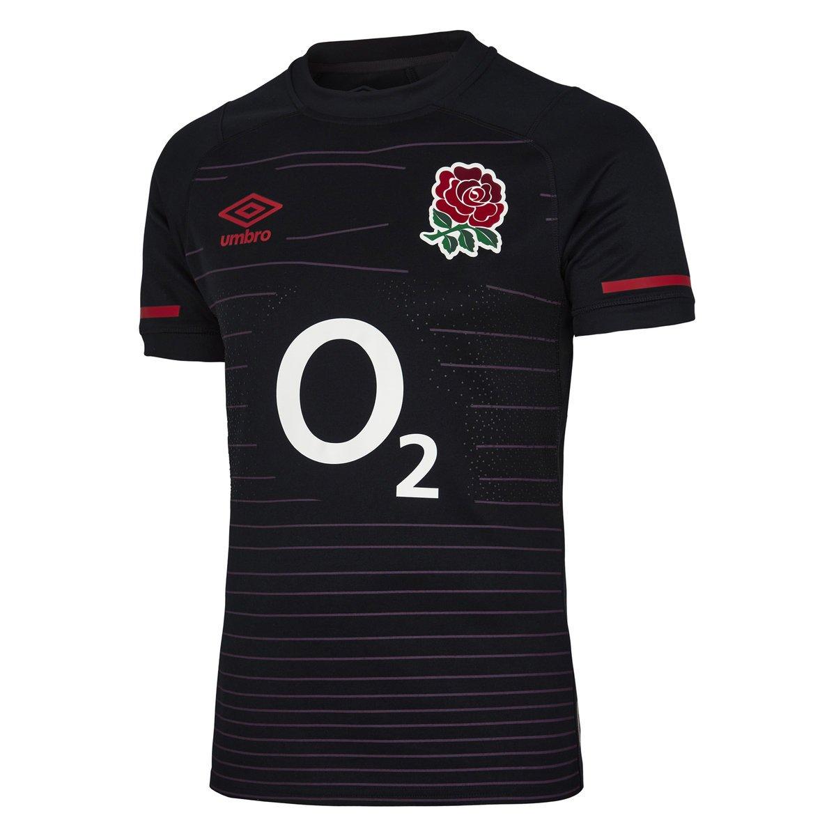 England Rugby Alternate Pro 2223 Trikot Herren Schwarz L von Umbro