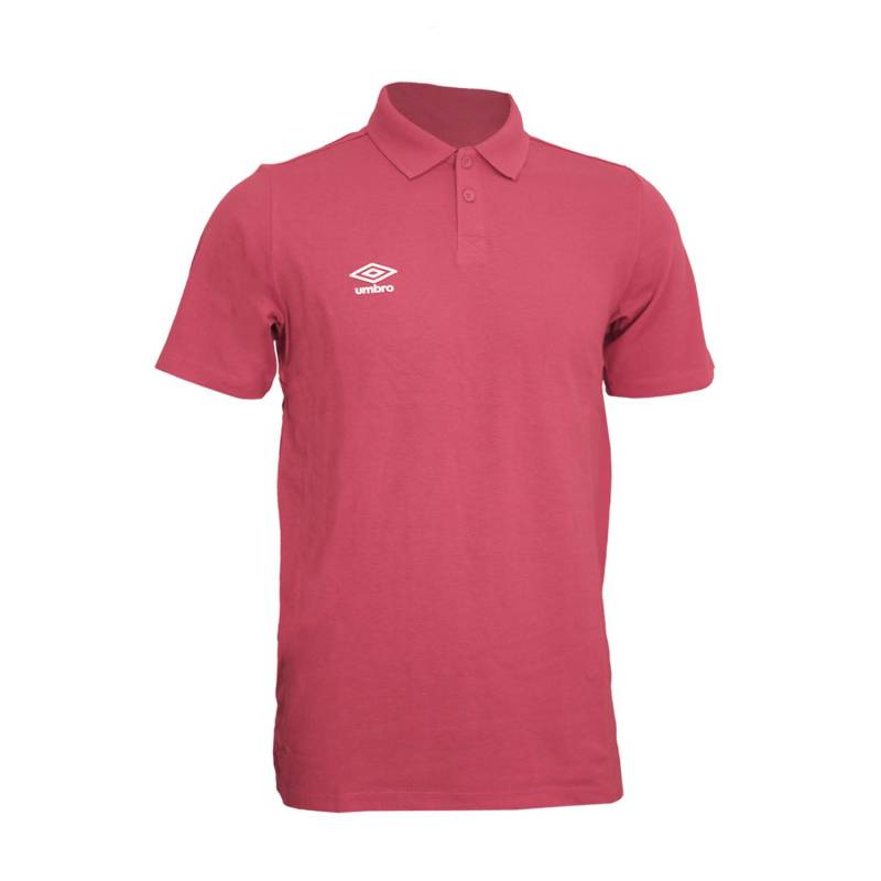 Umbro - Essential Poloshirt, für Herren, Dunkelrosa, Größe M von Umbro