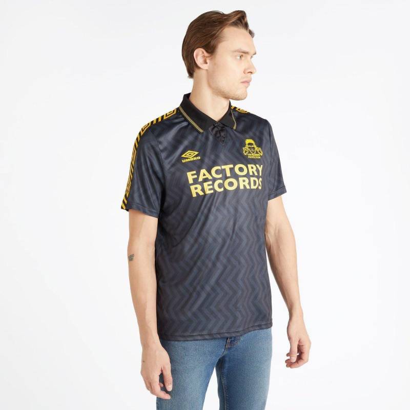 Factory Records Auswärtstrikot Herren Schwarz XL von Umbro