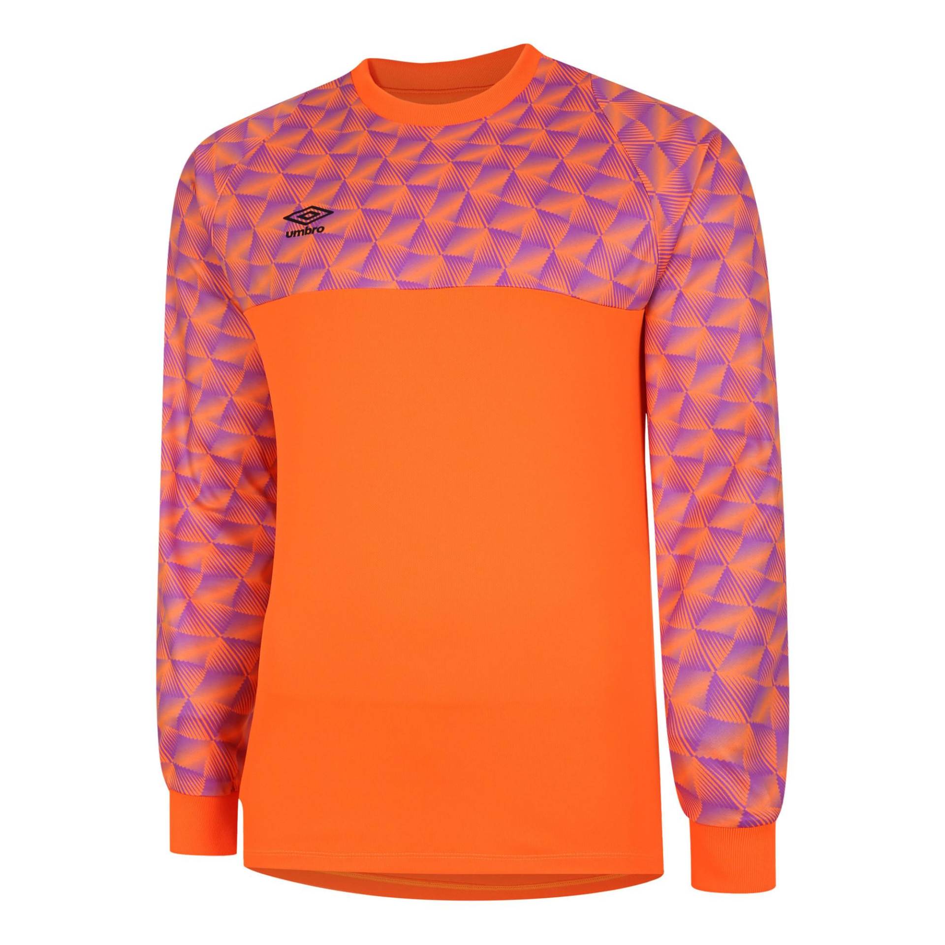 Umbro - Flux Torwarttrikot Langärmlig, für Herren, Orange Bunt, Größe XXL von Umbro