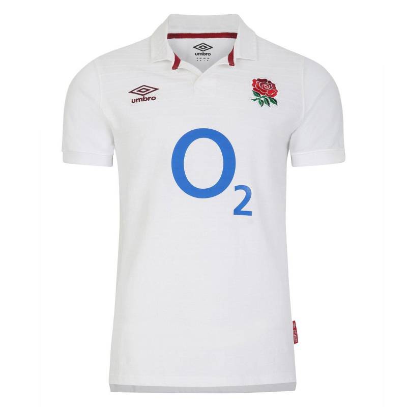 Heimtrikot 2324, England Rugby Jungen Weiss 128 von Umbro