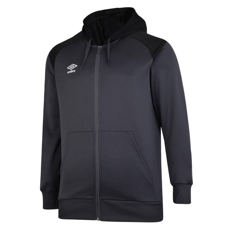 Hoodie Mit Durchgehendem Reißverschluss Jungen Spacegrau 128 von Umbro