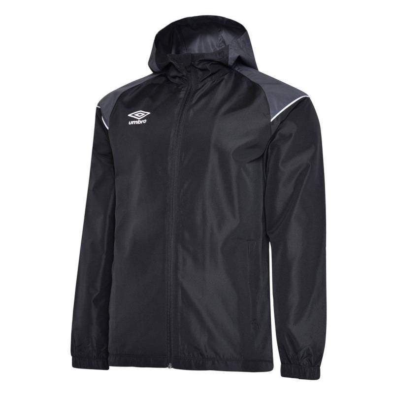 Jacke, Wasserfest Mit Kapuze Jungen Schwarz 128 von Umbro