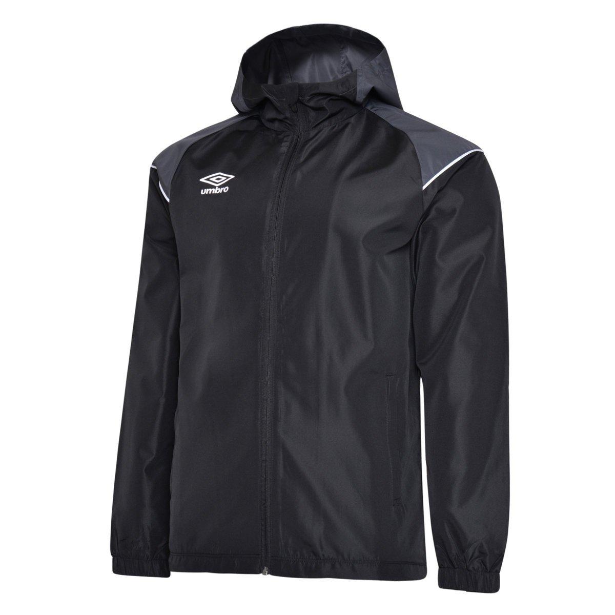 Jacke, Wasserfest Mit Kapuze Jungen Schwarz 140 von Umbro