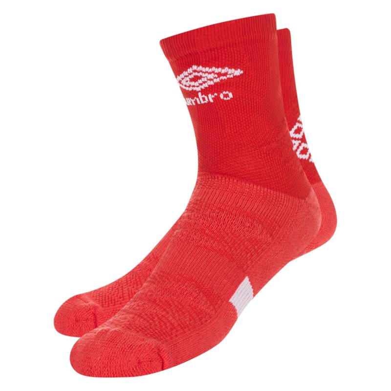 Pex Knöchelsocken Mit Silikonnoppen Herren Rot Bunt 47 von Umbro